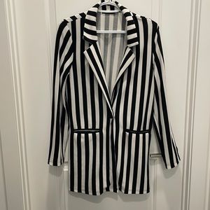 Pinstripe Blazer